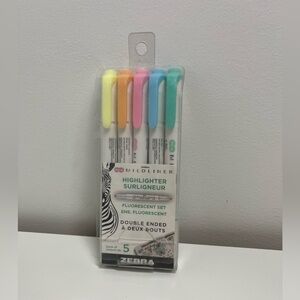 Zebra Mildliner Double Ended Highlighter Set